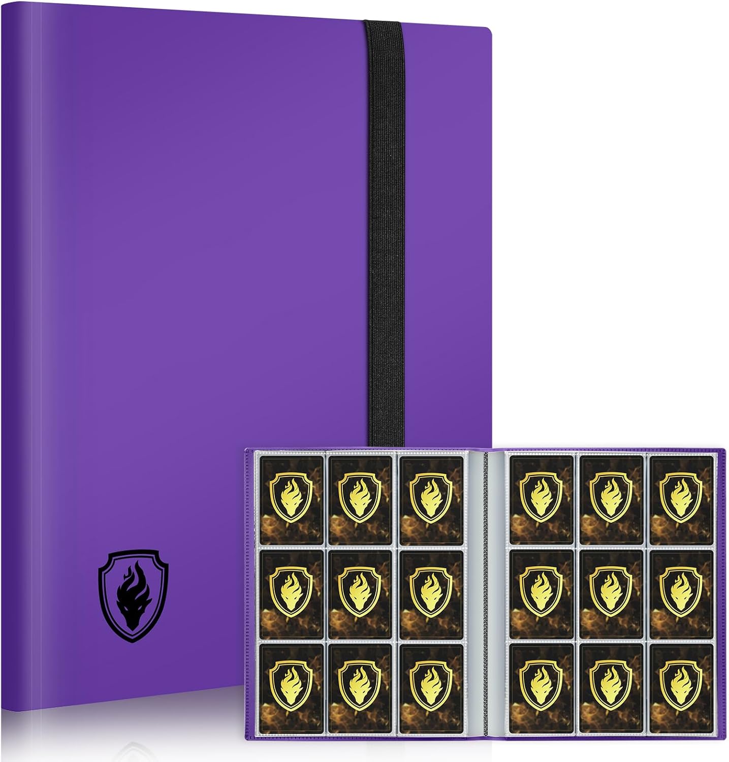 Fabmaker 9-Pocket 396 Card Binder – Side-Loading Trading Card Album