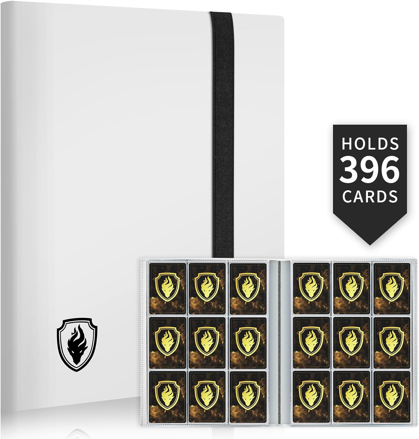 Fabmaker 9-Pocket 396 Card Binder – Side-Loading Trading Card Album