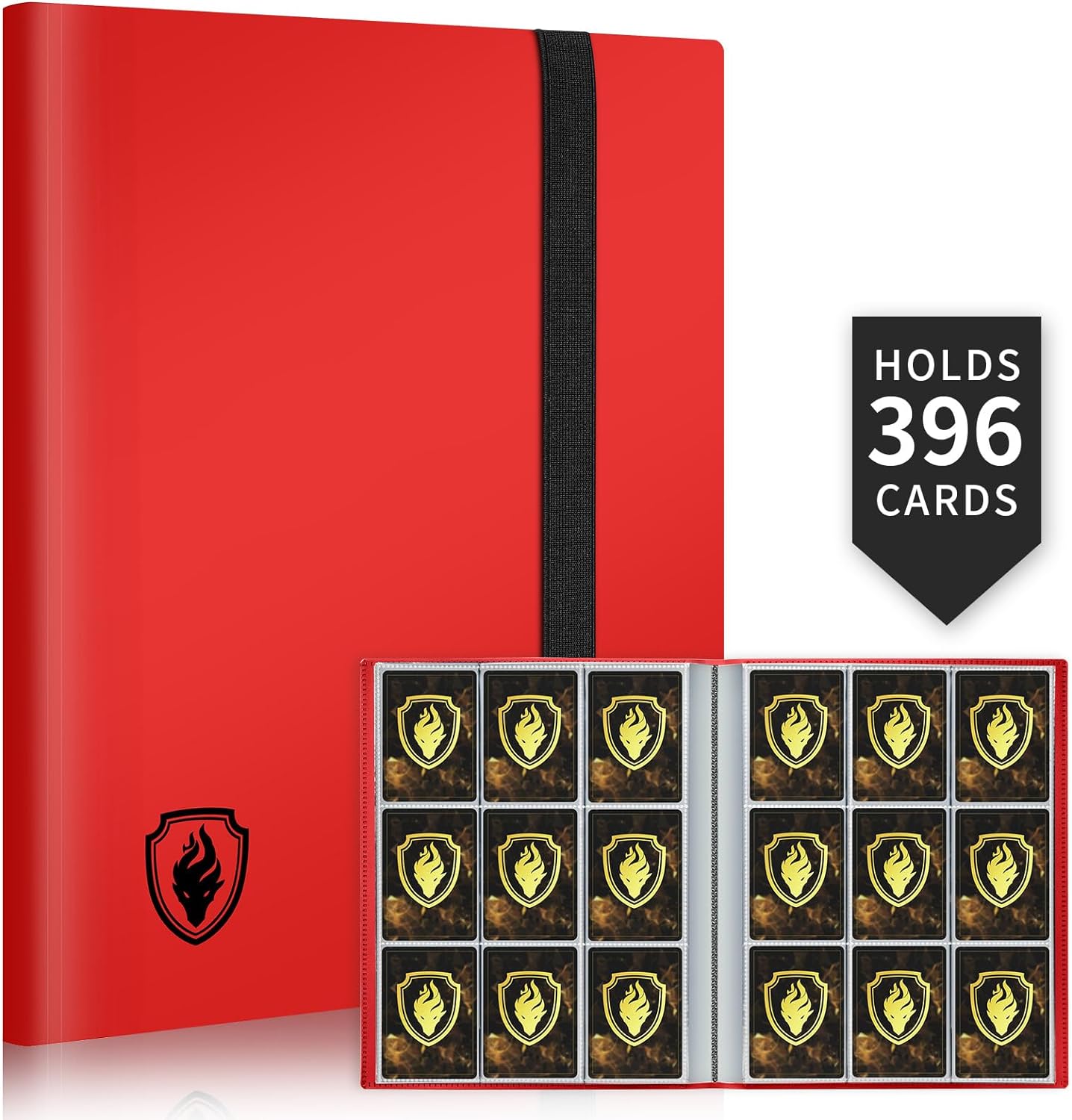 Fabmaker 9-Pocket 396 Card Binder – Side-Loading Trading Card Album