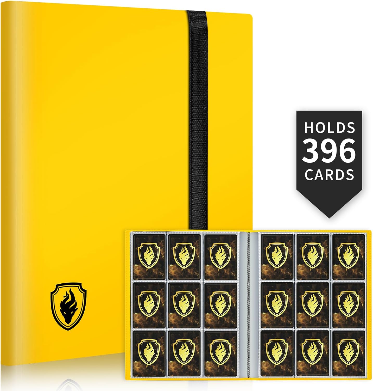 Fabmaker 9-Pocket 396 Card Binder – Side-Loading Trading Card Album