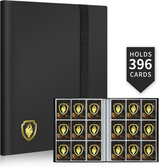 Fabmaker 9-Pocket 396 Card Binder – Side-Loading Trading Card Album