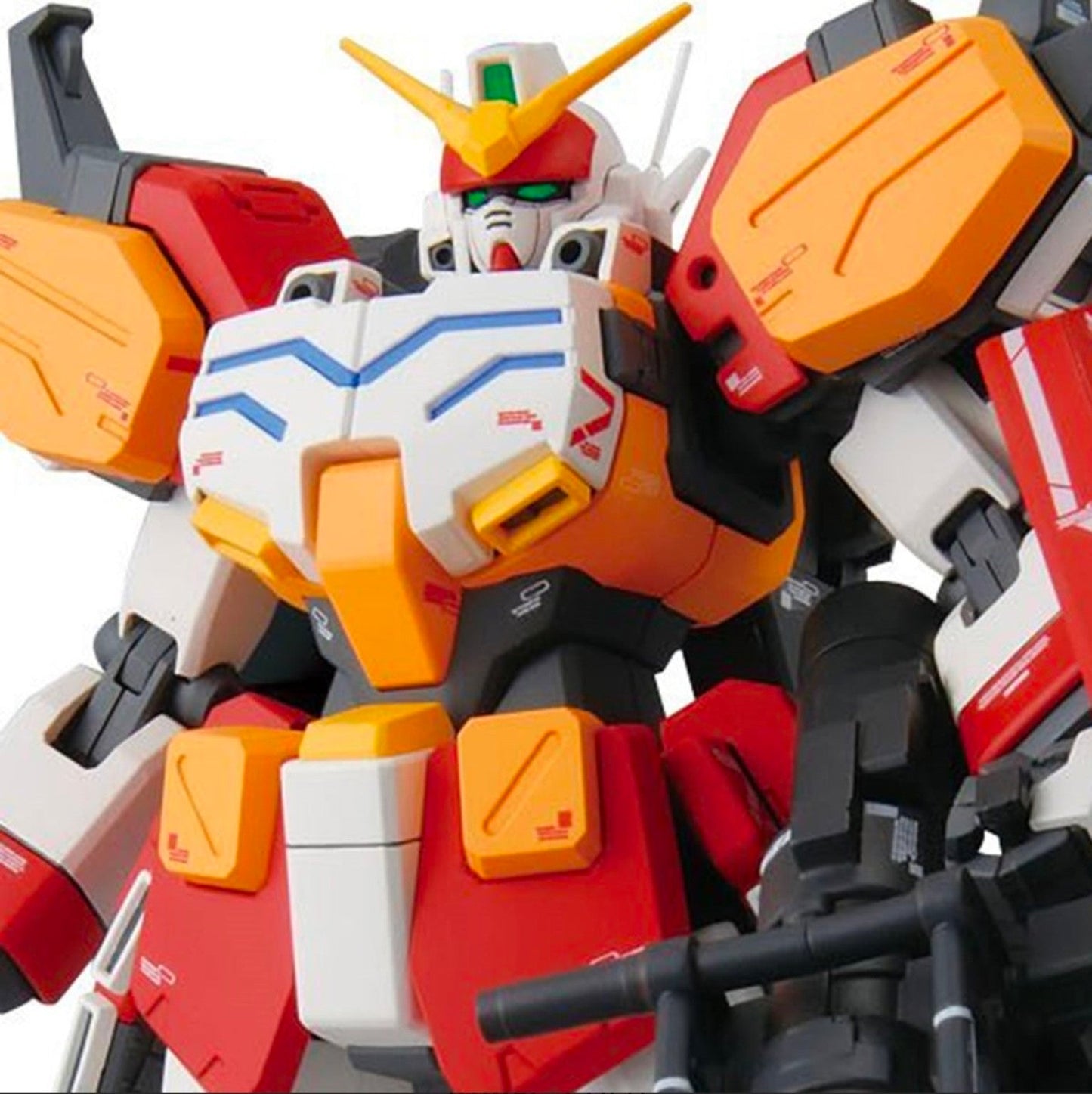 Gundam Heavyarms Master Grade model kit close up